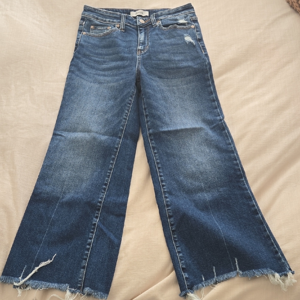 Classic Dark Blue Flare Jeans